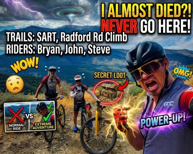This is my ride summary from yesterdays extreme adventure ride ! 
.
🫀💯🚀🤷
.
The gnats were the worst I've ever seen something to do with the humidity I ate at least 20 of them 50 plus hovering around my head and my body went into limp mode was struggling had the wrong gearing chainring came loose and had a biomechanical major chest pain just bonked hard. 
.
But I got the fastest time of the year down Radford and SART Southfork to Glass rd and that was rigid on the project 32 prototype and I stopped on both trails.
.
Bryon Sagebrush stitch works and bionic heart pumping action had I solid ride up Radford. 
John Nobil went to Clark's instead and got a PR and Steve Kenny came and rescued me at the end at the gate at the top of Radford we barely beat the rain gnarly hail storm he went back out got caught in it at the top behind Summit on Skyline.
.
https://youtube.com/shorts/9k2PzinRpXY?is=moFVOr5qunUM9dlj
.
Activity on Strava: https://strava.app.link/LNHC0CYCi6b